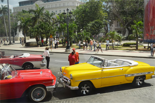 American 1950 Cars in Cuba 